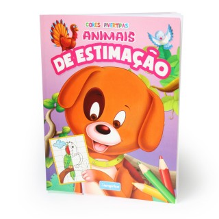 LIVRO COLORIR ANIMAIS DE ESTIMAÇÃO